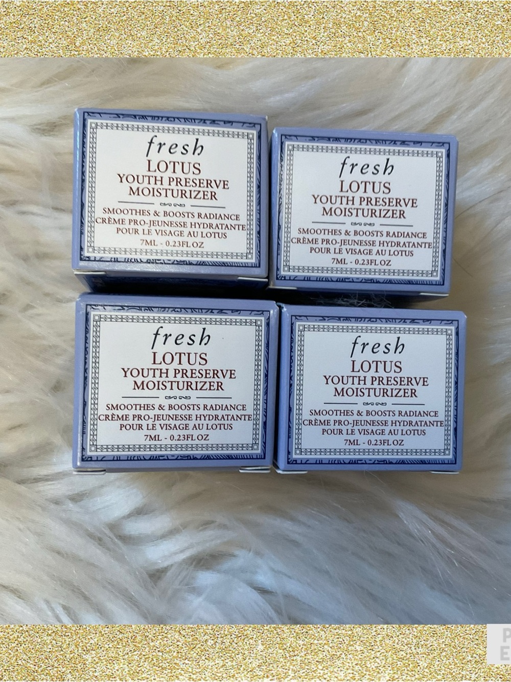 Fresh Lotus Youth Preserve Moisturizer - New x4 Mini